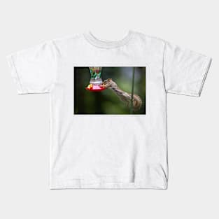 Feet don't fail me now! Red Squirrel Kids T-Shirt